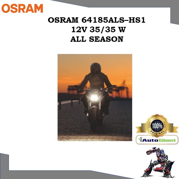 OSRAM 64185ALS - HS1 12V 35/35W ALL SEASON LAMPU DEPAN MOTOR
