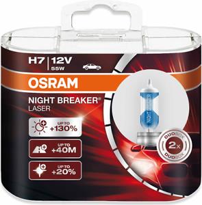 OSRAM Night Breaker Laser H7 +130% Xenon White Headlight Car Bulb (1SE