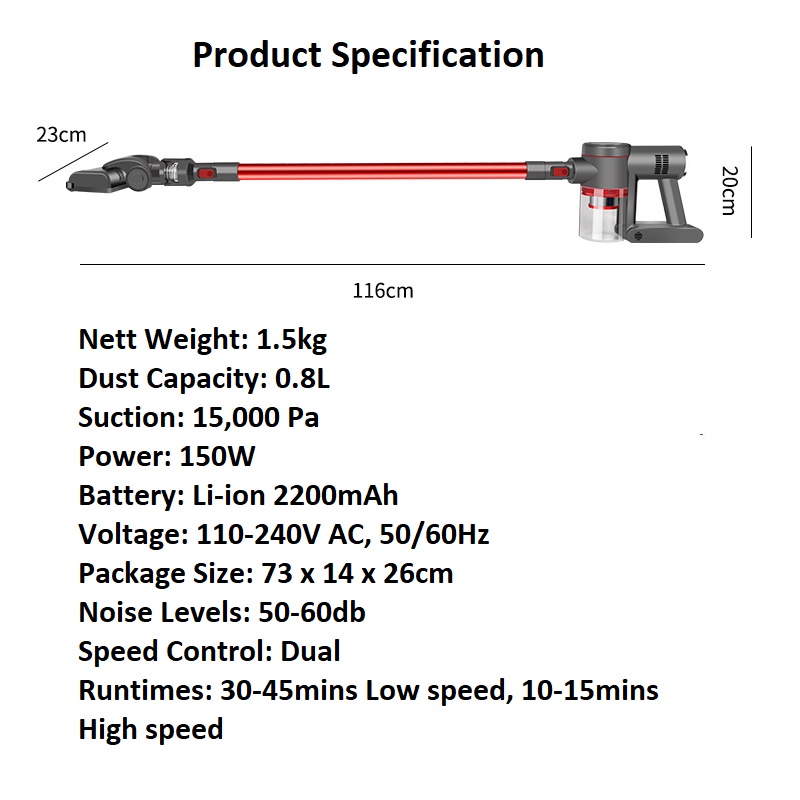 OSUKI Cordless Wireless Vacuum Clean (end 3/9/2024 1200 AM)
