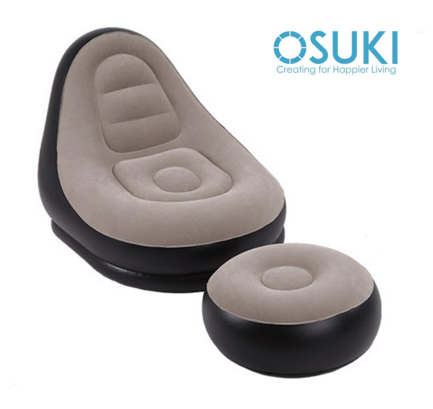 OSUKI Japan Quality Inflatable Air Sofa Set (Free Air Pump)
