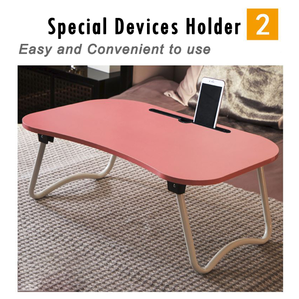 OSUKI Portable Foldable Laptop Table with Device Holder