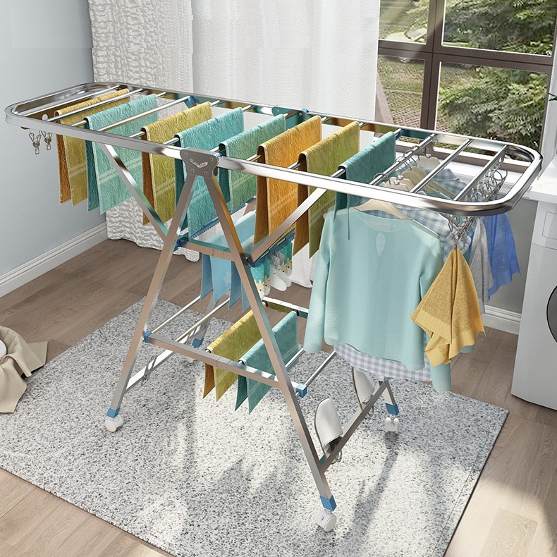 OSUKI Stainless Steel Clothes Drying Rack Foldable (3 Tier)