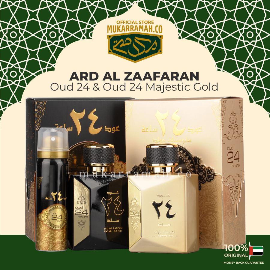 Oud 24 Hour  &amp; Majestic Gold by Ard Al Zaafaran