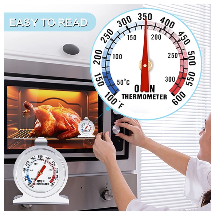 Oven Thermometer for Electric Oven Stainless Steel