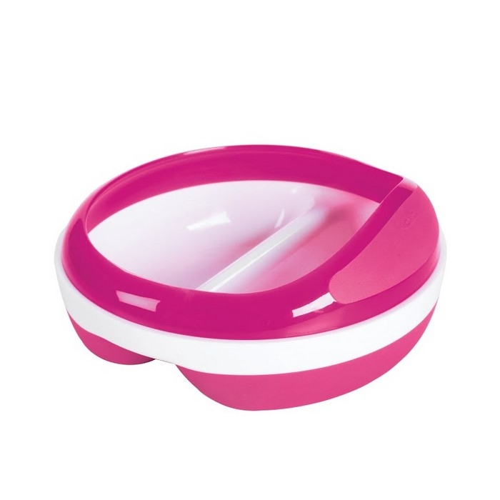 Oxo Tot Divided Dish with Cover - Pink
