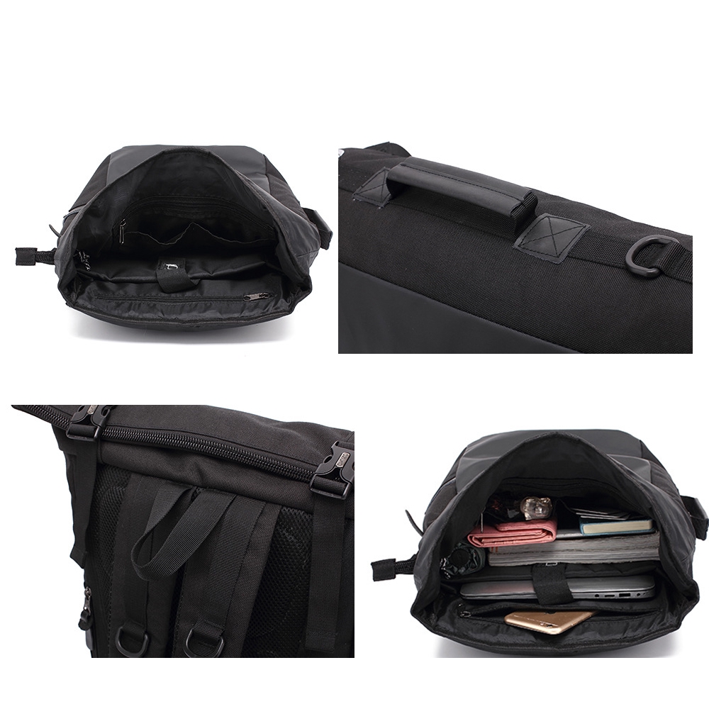 OZUKO Backpack Fashion Laptop Bag Casual Waterproof Travel Korean Style Hand C