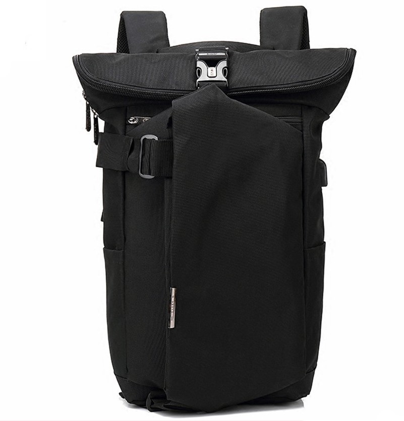 OZUKO Brand New Backpack Fashion USB Charging Laptop Bag Casual Waterproof Tra