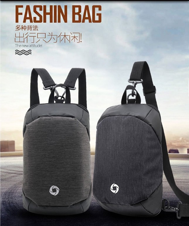 OZUKO Sling Bag Crossbody Chest Bag Backpack Casual New Multifunction Shoulder