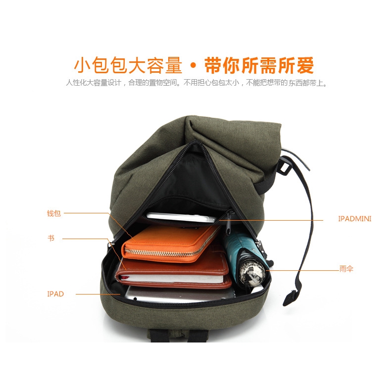 OZUKO Sling Chest Bag New Fasion Casual Outfit for Men Women Travel and Daily 