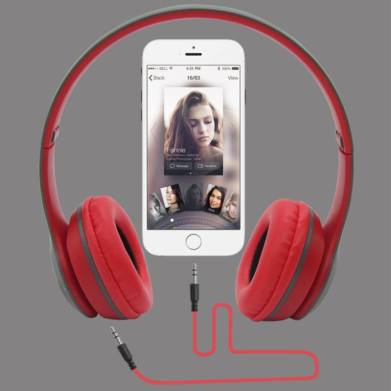 P47 Mini Bluetooth Wireless Headphones Headset Earphone Folding Wit