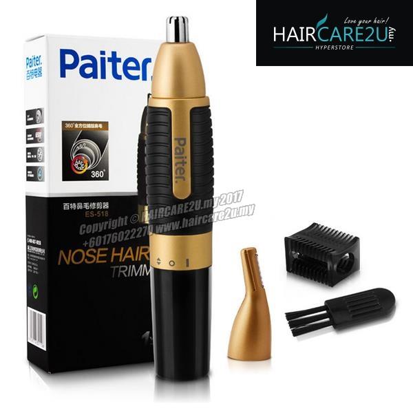 Paiter ES-518 Ear, Nose & Brow 2-in-1 Deluxe Hair Trimmer