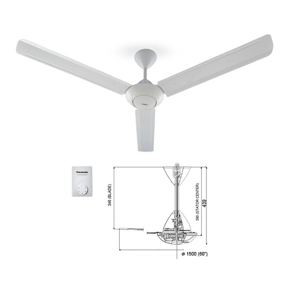 Panasonic 3 Blade Ceiling Fan 60 U20 End 9 6 2021 12 00 Am