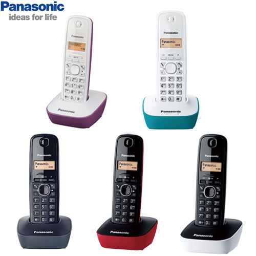 PANASONIC DIGITAL CORDLESS PHONE (KX-TG1611ML) AQ/PPL/BLK/BEIGE/RED/WH