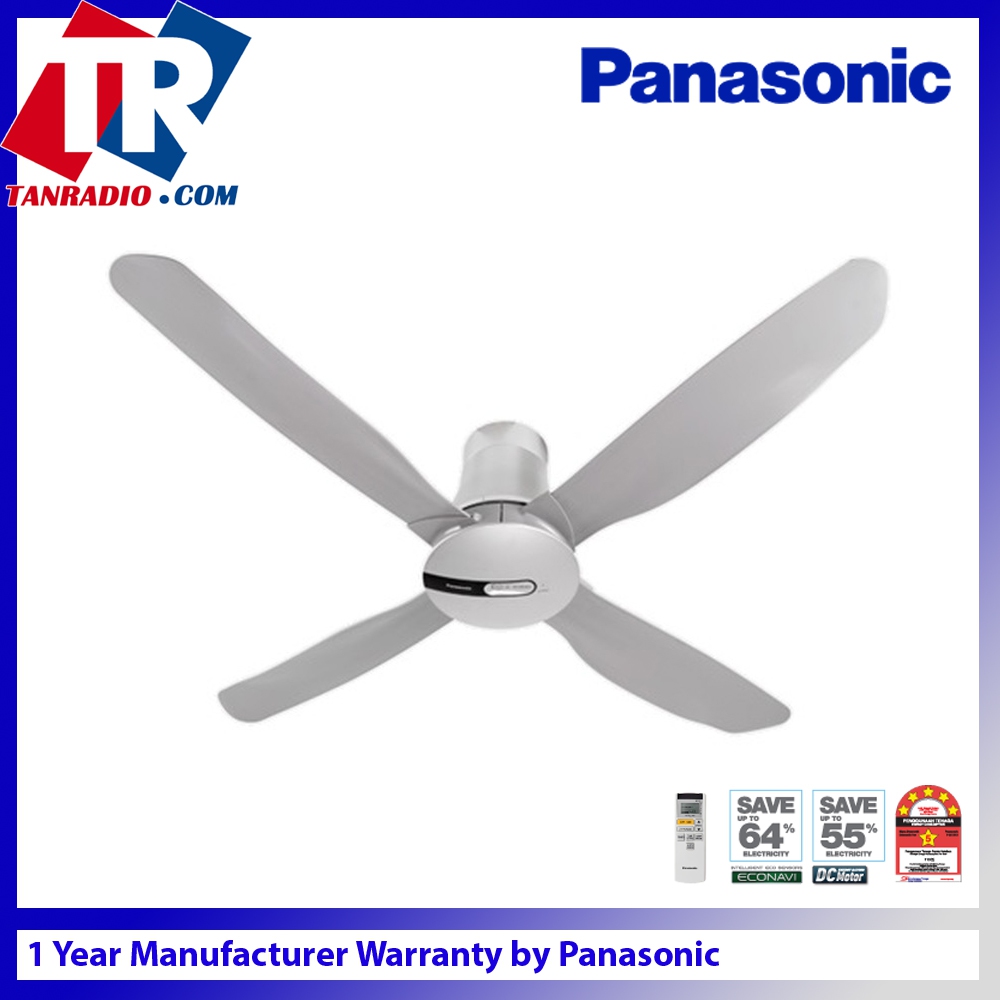Panasonic Econavi 4 Blades Ceiling F End 7 24 2019 3 30 Pm Panasonic Econavi 4 Blades Ceiling Fan 56 F M14hw Platinum Silver