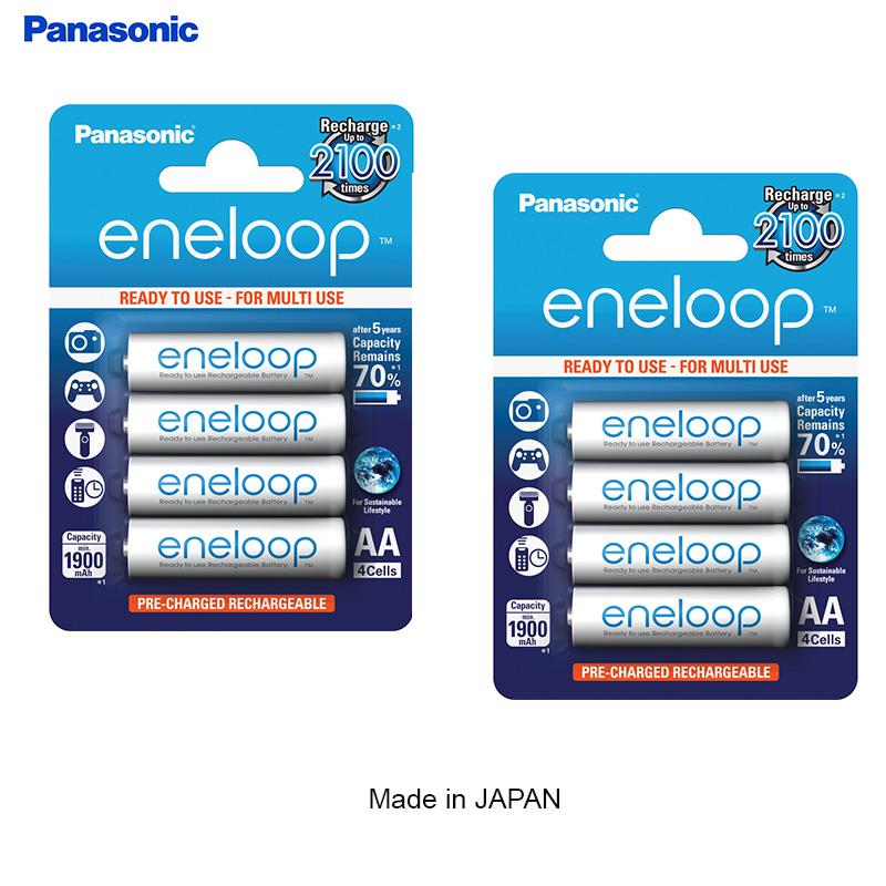 Panasonic Eneloop Recharg Battery AA 2000mah(8pcs/2 Pack)Made In Japan