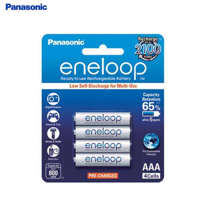 Panasonic Eneloop Rechargeable Battery AAA 750mah (Pack of 4pcs ) Made
