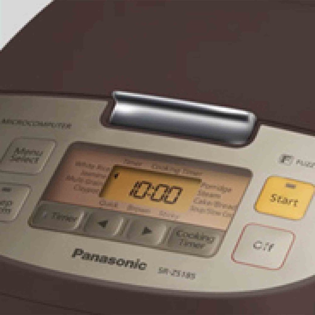 Panasonic Fuzzy Logic Rice Cooker SR-ZS185 (1.8L) 13 Menu Programs