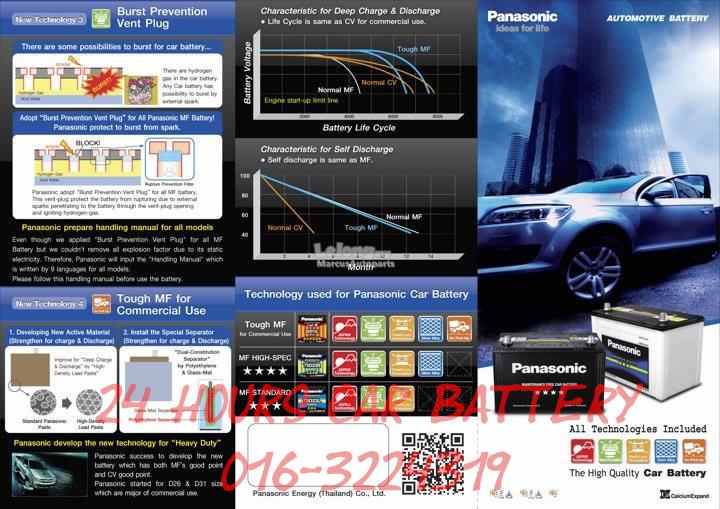PANASONIC MF STD NX120-7&#160;/ N70Z&#160;/ 100D31R&#160;AUTOMOTIVE CAR BATTERY