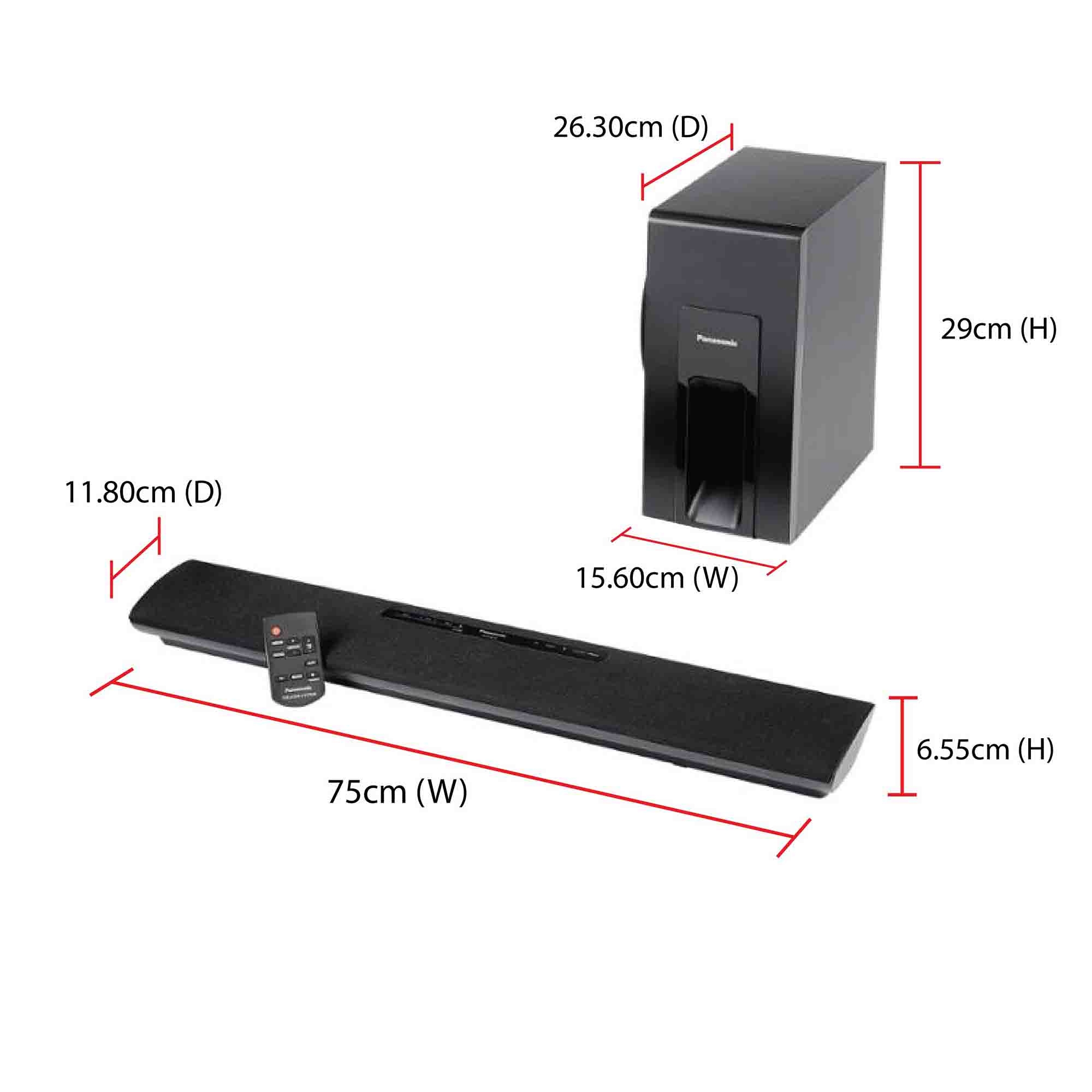 Panasonic Sound Bar Sc Htb18 120w 2 End 5 2020 9 26 Pm Panasonic Sound Bar Sc Htb18 120w 2 1ch Digital Audio Input