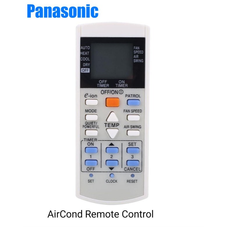 Panasonic Universal Aircond Remote Control (Free Battery)