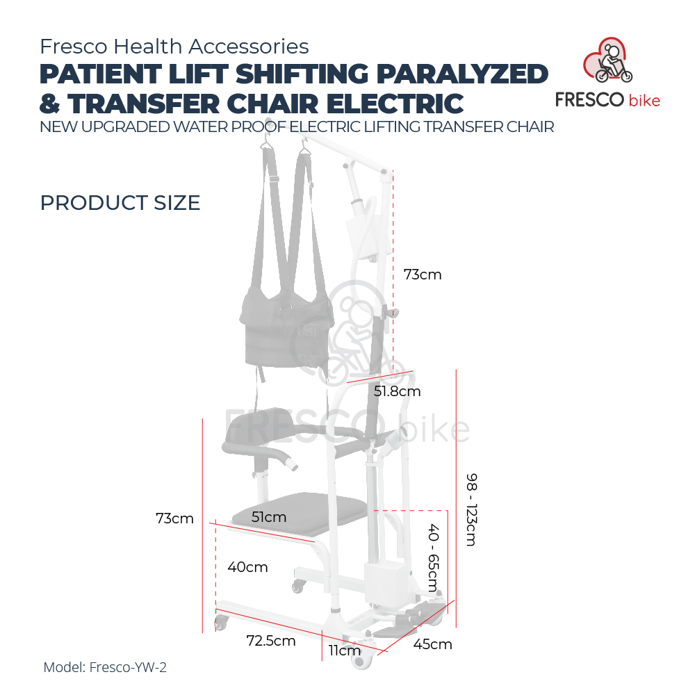 Patient Lift Shifting Paralyzed Electric Transfer Chair