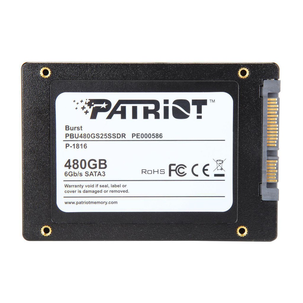 Patriot Burst 2.5 &rdquo; 480GB SATA III Solid State Drive