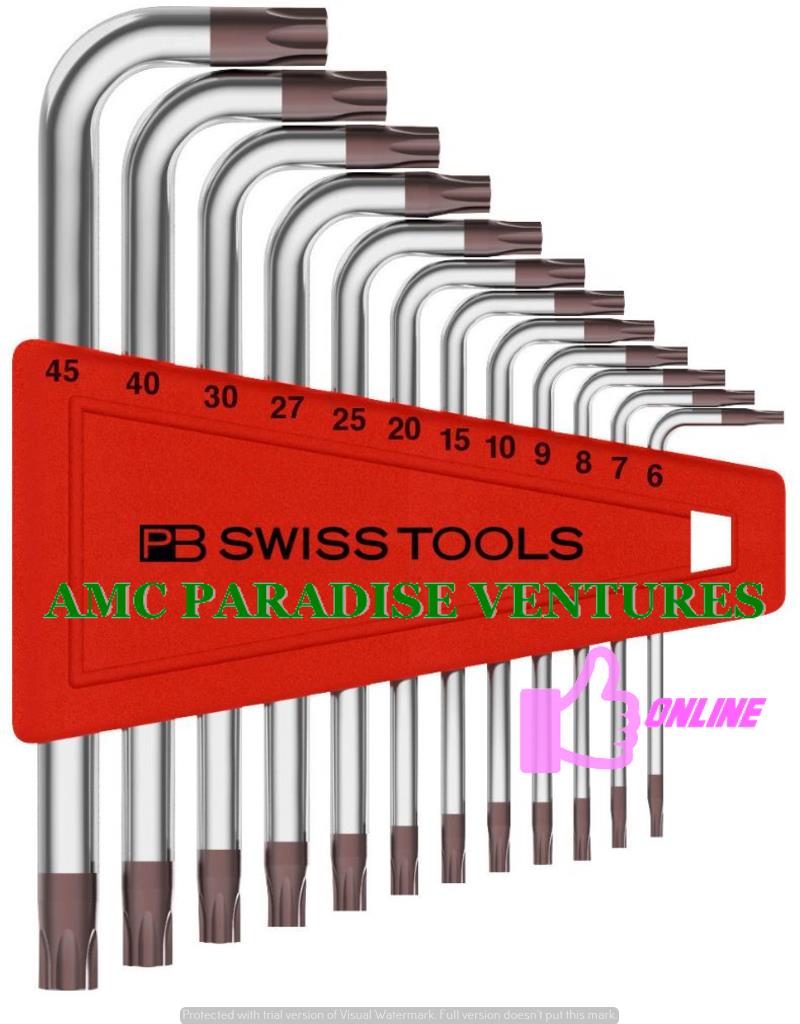 PB Swiss PB 410 Series (MM) Short Chrome Torx Allen Key