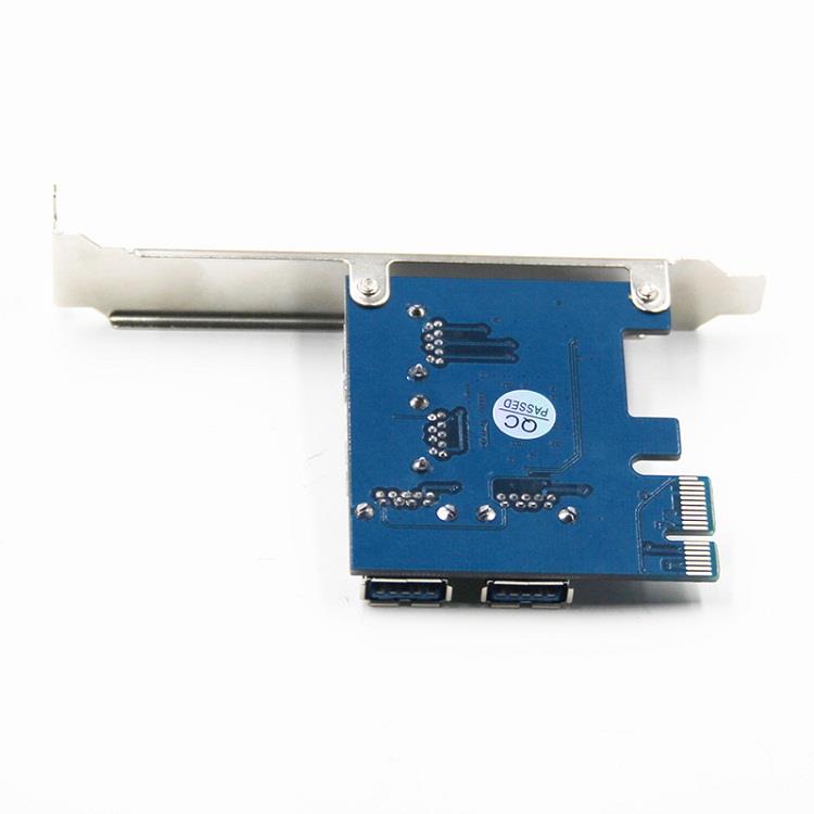 PCIE PCI Express Riser Card Expand Board PCIE 1 to 4 Bitcoin Mining