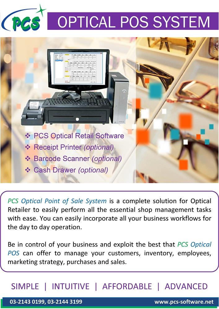 PCS Optical Retail Shop Software Pr (end 11/23/2019 2:15 PM)