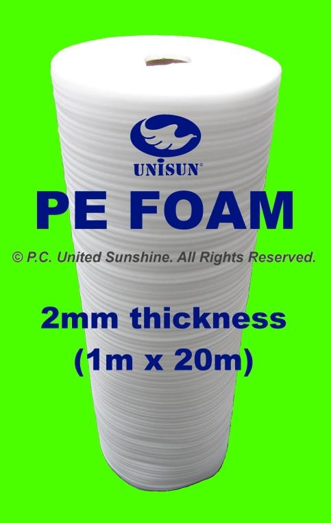 PE FOAM 2mm (t) x 1.1m x 20m ONLINE PROMO Plastic Foam Packing