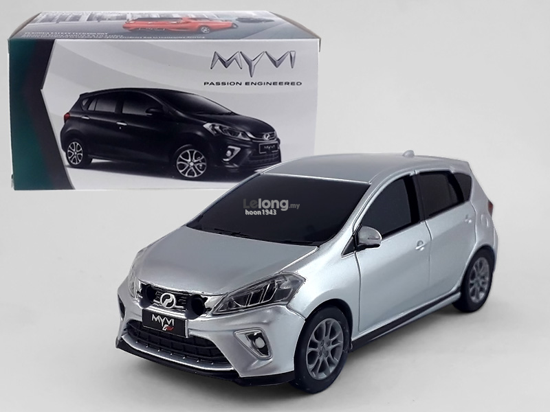 Perodua 2018 Myvi miniature replica model car with lights