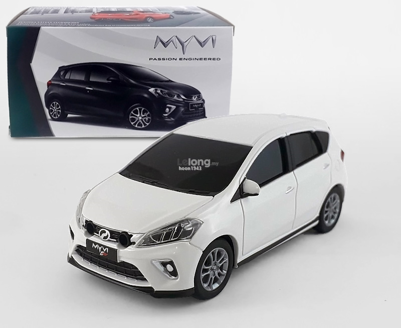 Perodua 2018 Myvi miniature replica model car with lights