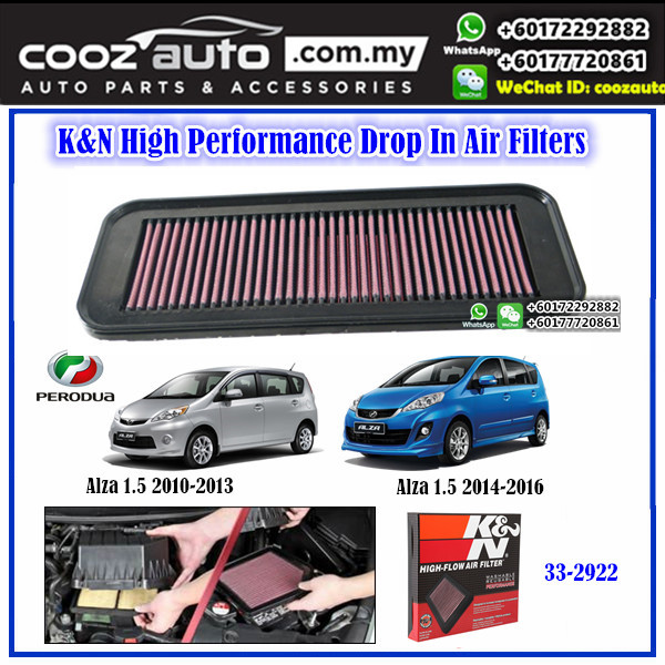 PERODUA ALZA 1.5 K &N High Performan (end 7/7/2021 12:00 AM)