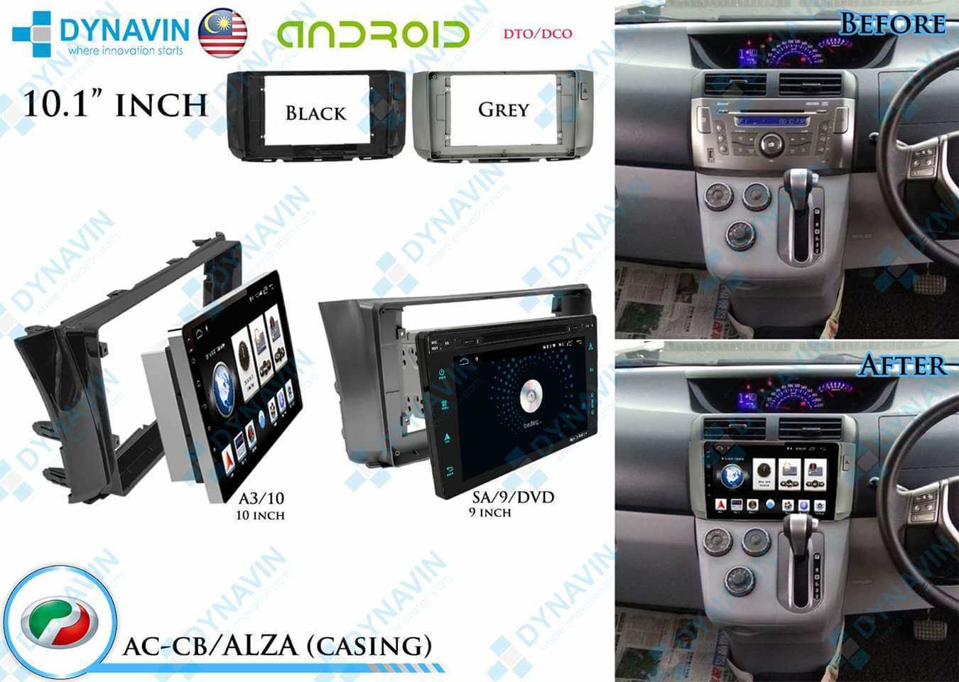 Perodua Alza 10.1" Inch Android Pl (end 10/20/2021 12:00 AM)