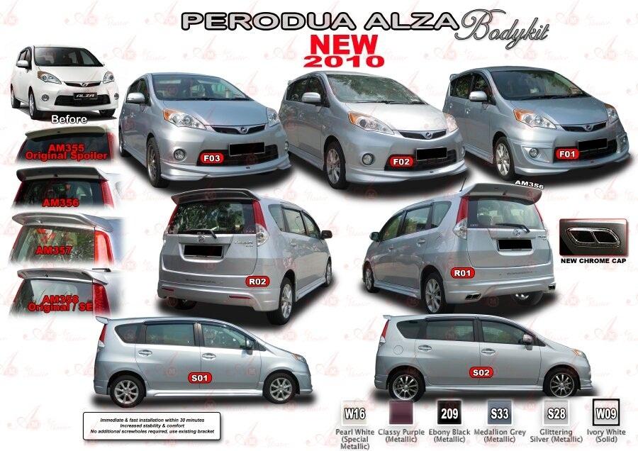 PERODUA ALZA 2010 AM STYLE BODYKIT + (end 3/21/2020 5:13 PM)