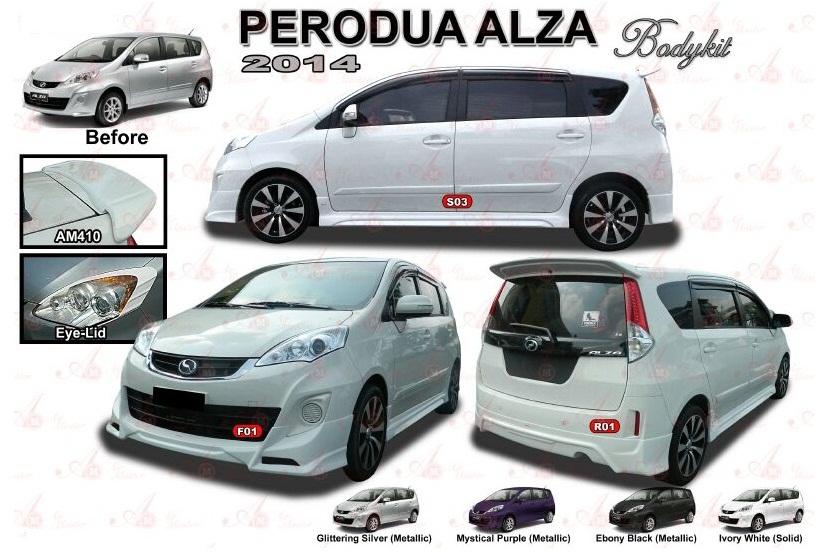 PERODUA ALZA 2014 AM STYLE BODYKIT + (end 3/21/2018 6:12 PM)