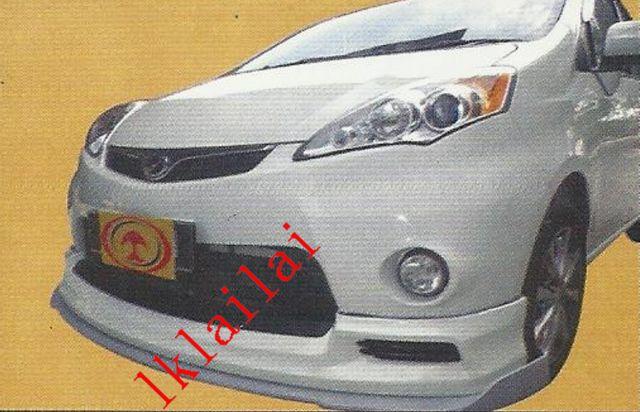 Perodua Alza SE Front Bumper Splitter/Skirt/Diffuser/Lips/Bottom Line