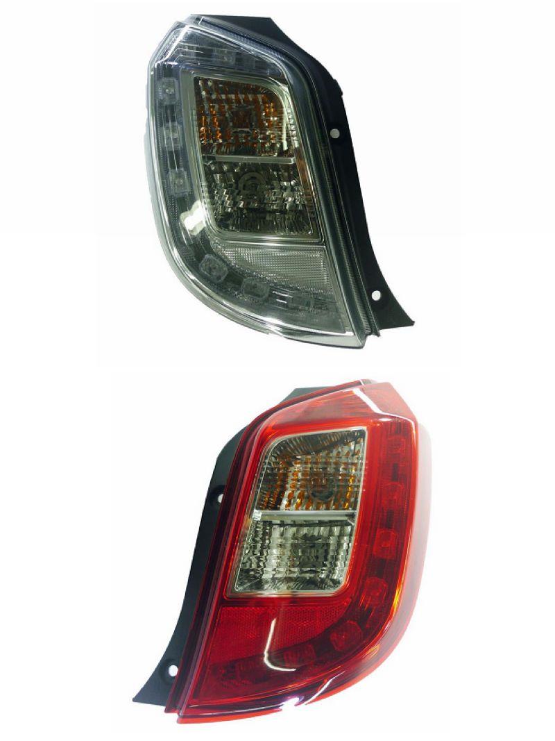 Perodua Axia '14-15 LED Tail Lamp Clear / Red Lens [LH / RH] 1-side