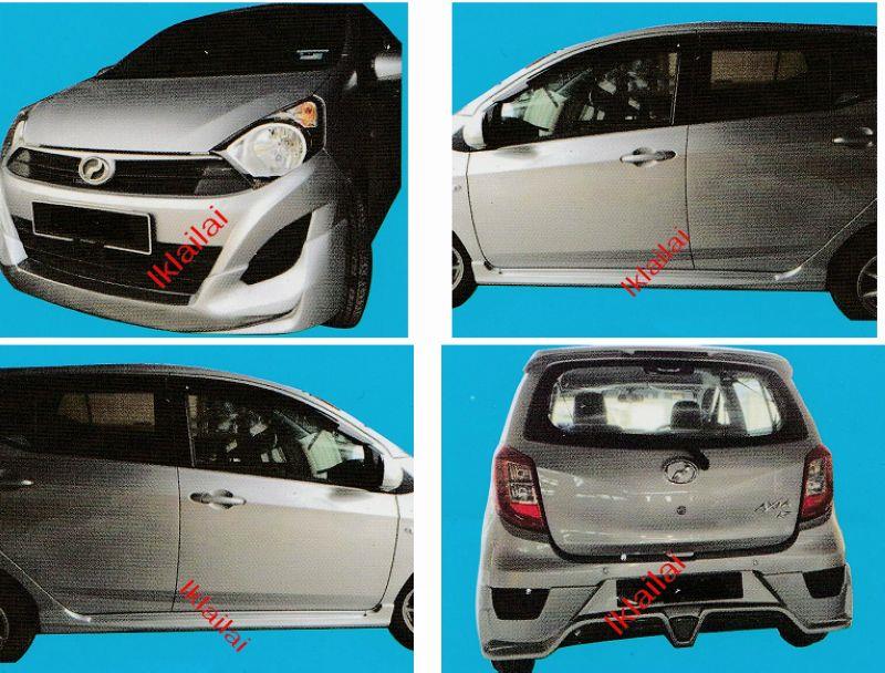 Perodua Axia '14 Mugen Style Full S (end 10/22/2019 9:10 PM)
