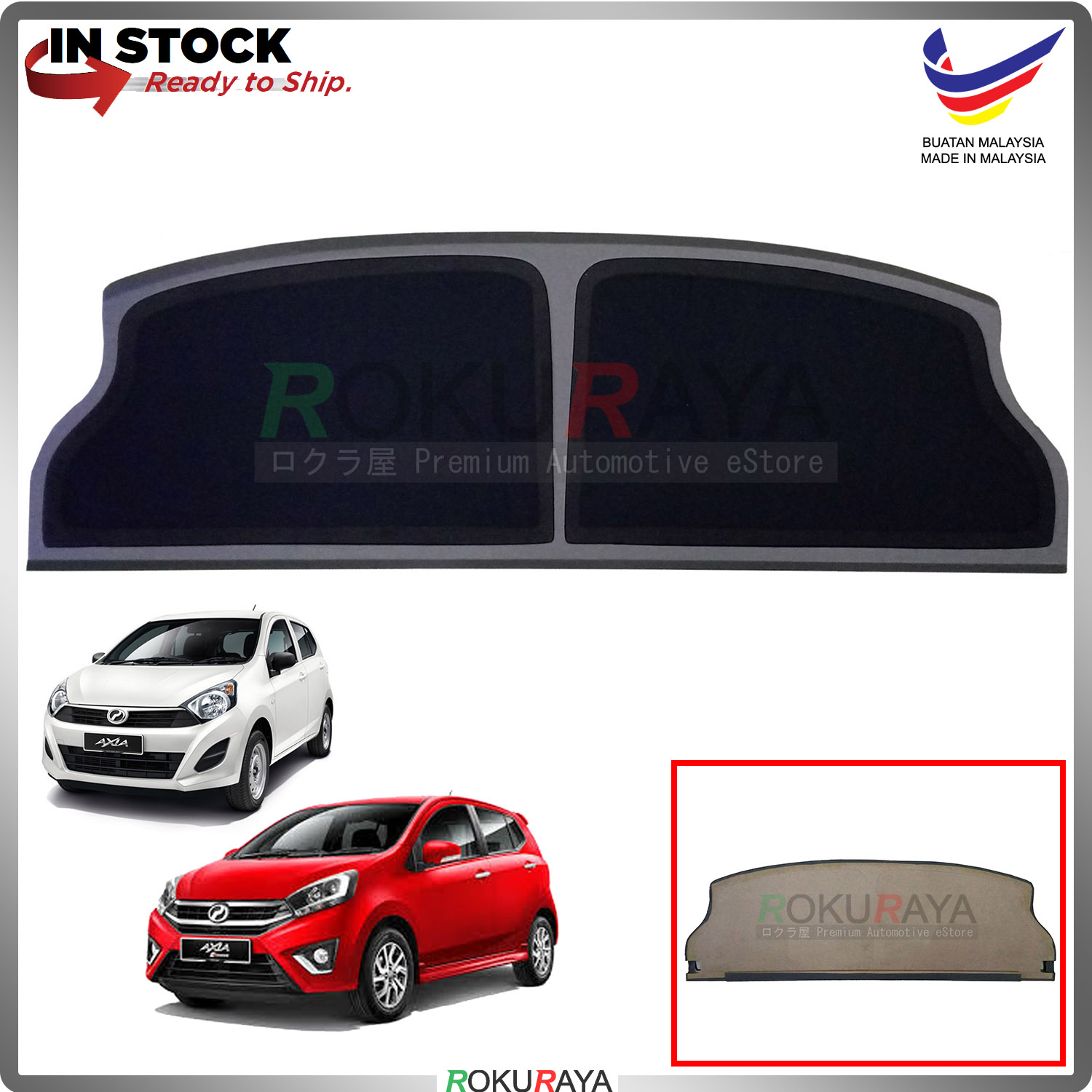 Perodua Axia Custom Fit Rear Top S (end 11/20/2021 12:00 AM)