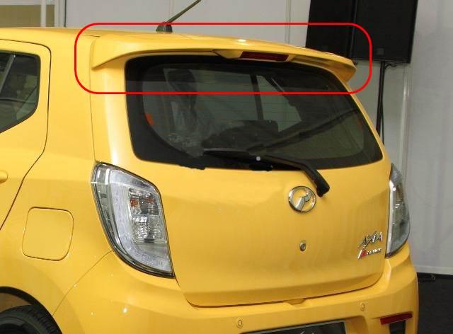 Perodua Axia OEM ABS Spoiler with L (end 12/2/2017 11:13 AM)