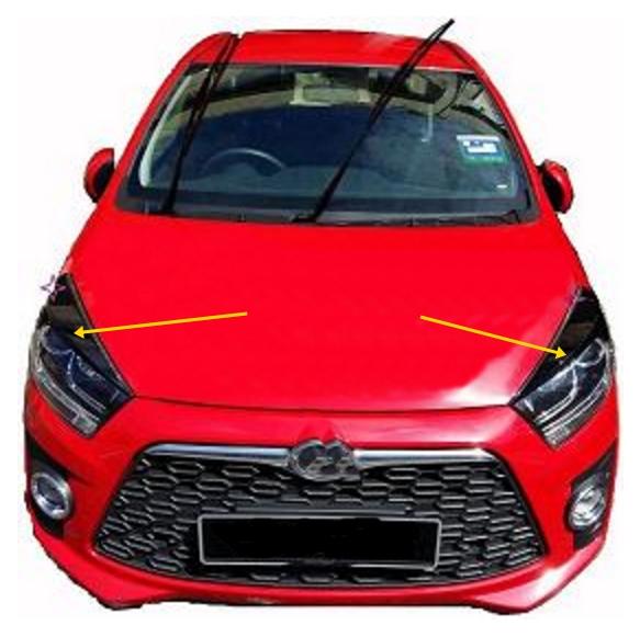 Perodua Axia SE Head Lamp Lid Cover (end 4/26/2020 3:30 PM)