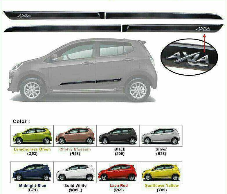 Perodua Axia Side Door Moulding / B (end 10/24/2018 9:38 PM)