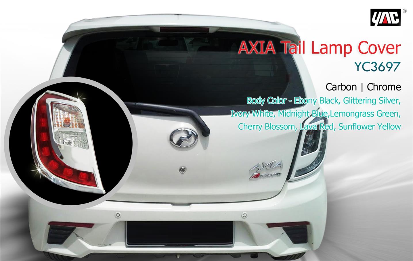 Perodua Axia Tail Lamp Cover (end 7/26/2018 12:10 PM)