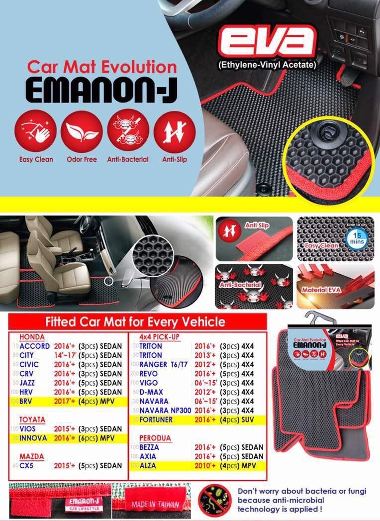 Perodua Bezza EVA Customized Odor-Fr (end 3/21/2019 4:15 PM)