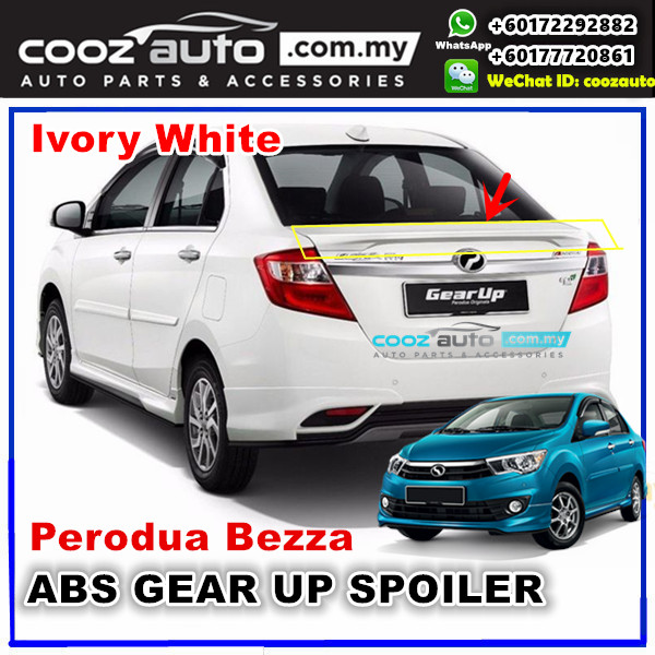 Perodua Bezza Gear Up White - Resepi FF