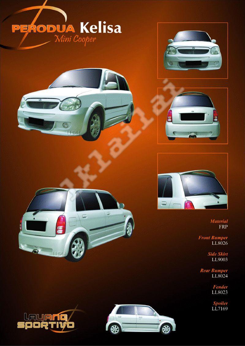 Perodua Kelisa Minicooper - Body Kit (end 5/18/2021 4:47 PM)