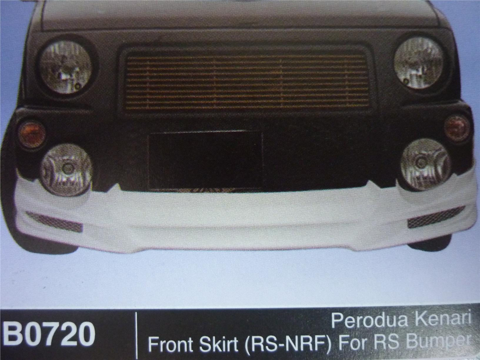 PERODUA KENARI FRONT SKIRT RS NRF FO (end 5/4/2017 11:24 AM)
