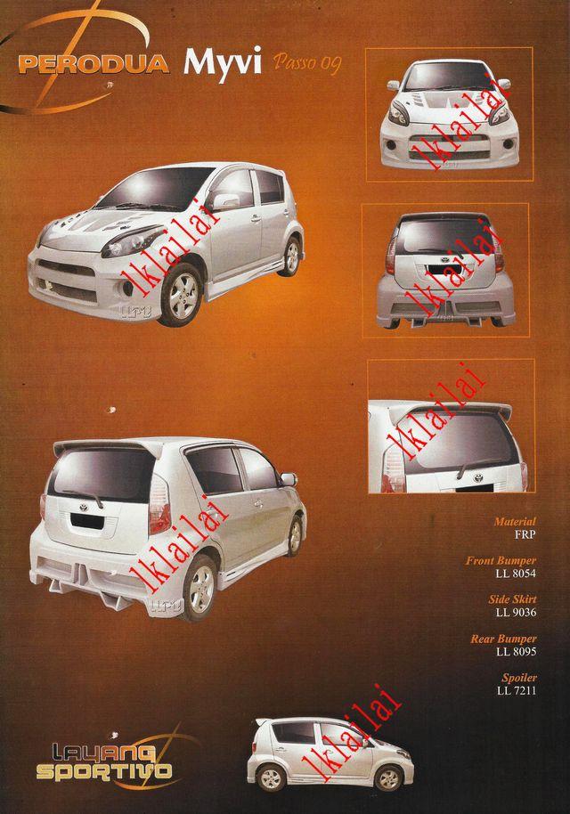 Perodua Myvi '05 Passo 9 Style Full (end 1/12/2020 9:22 PM)
