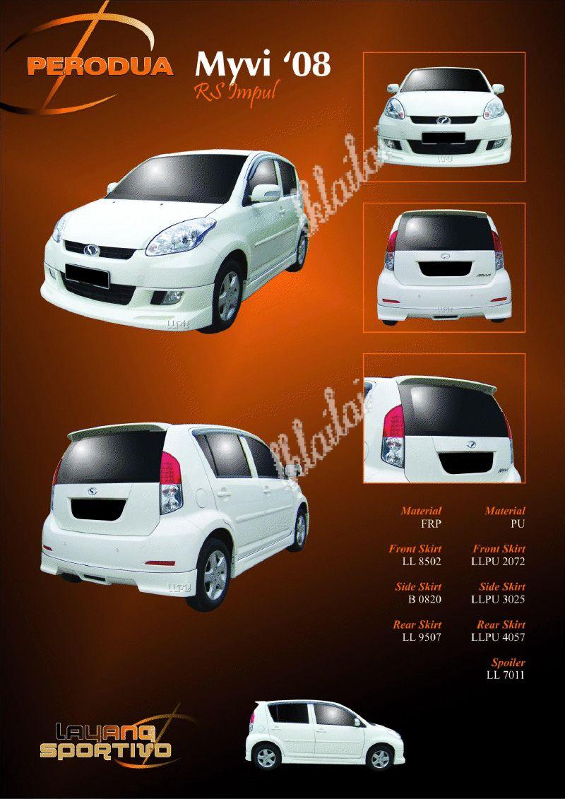 Perodua Myvi '08 Impul Style Full Se (end 1/23/2020 4:17 PM)